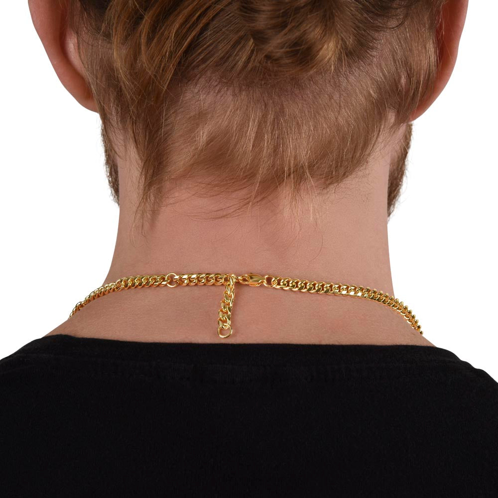 Cuban-Link Chain + Cigar Art Portrait