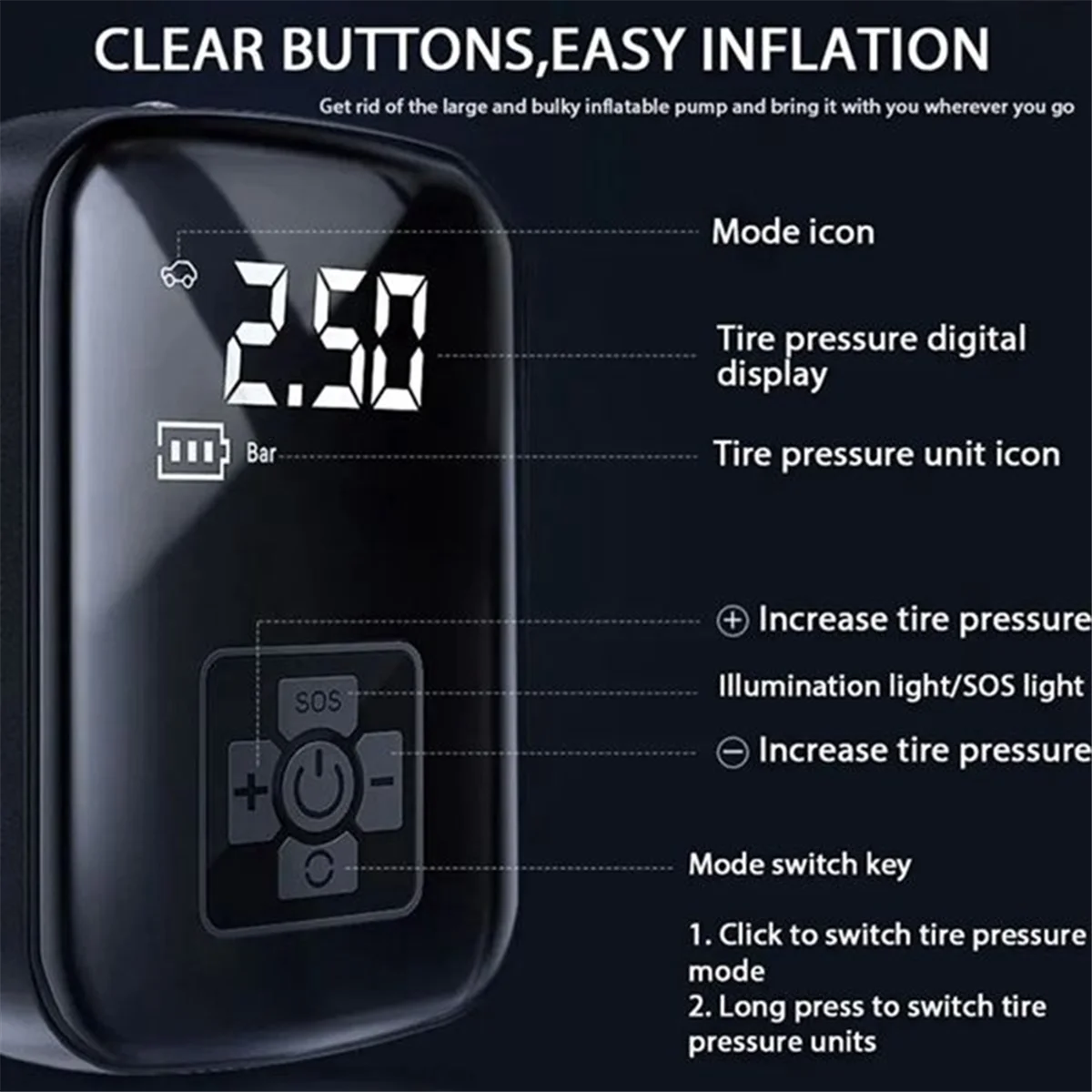 Smart Portable Tire Inflator